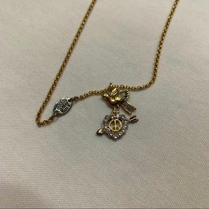 Y2K Juicy Couture Heart Arrow Necklace